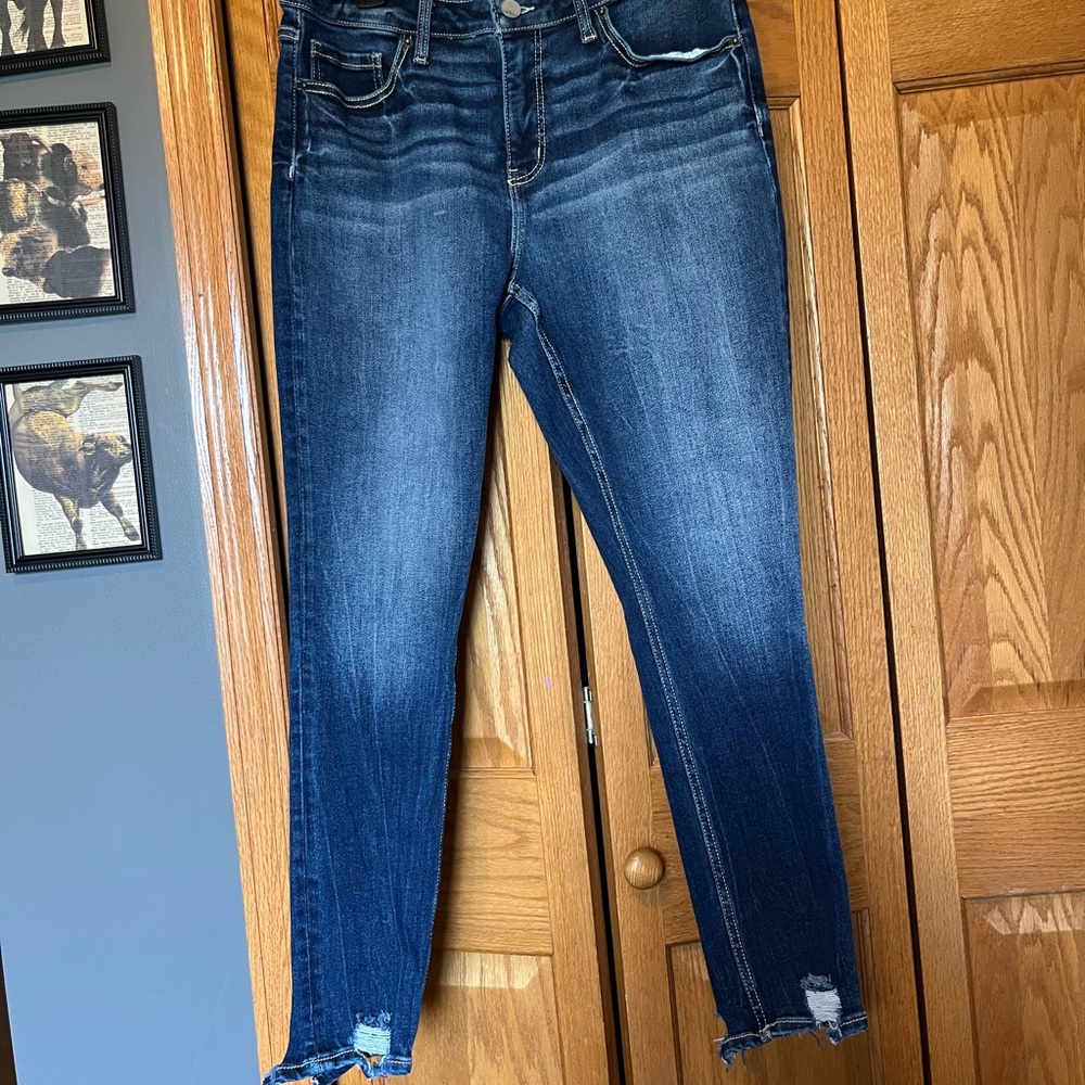Women’s BKE Dark Blue Ankle Jeans